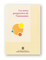 Portada de noves perspectives de l'Autonomia. Seminari. Barcelona, 28 de gener de 1999/Les