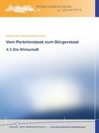 Portada de Vom Parteienstaat zum Bürgerstaat ? 4.3 Die Wirtschaft (Ebook)