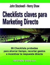 Portada de Checklist clave para marketing directo