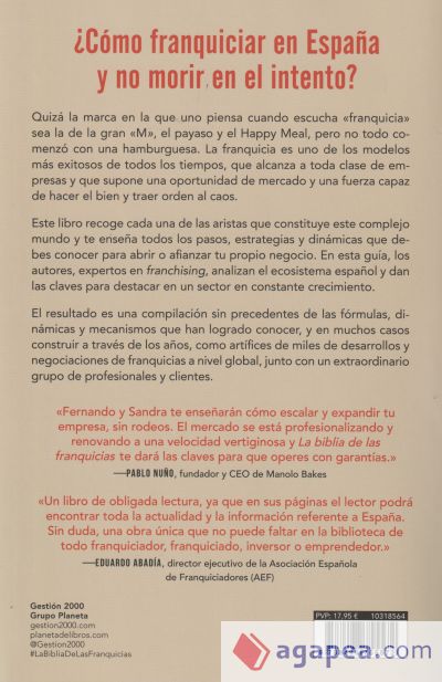 La biblia de las franquicias