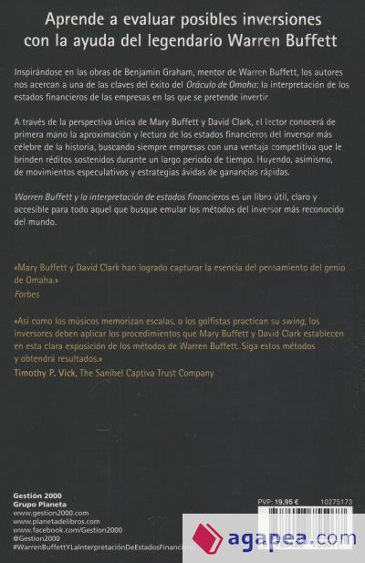 Warren Buffett y la interpretación de estados financieros Warren Buffett y la interpretación de estados financieros