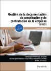 Gesti&oacute;n de la documentaci&oacute;n de constituci&oacute;n y de contrataci&oacute;n de la empresa