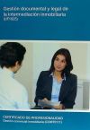 Gestión Documental Y Legal De La Intermediación Inmobiliaria. Certificados De Profesionalidad. Gestión Comercial Inmobiliaria