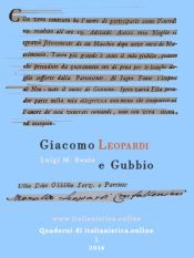 Portada de Giacomo Leopardi e Gubbio (Ebook)
