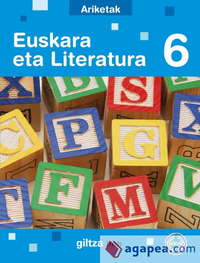 EUSKARA ETA LITERATURA 6 - OBRA COLECTIVA EDEBE - 9788483781074 - GILTZA