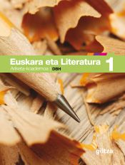 Portada de EUSKARA ETA LITERATURA ARIKETA-KOADERNOA 1