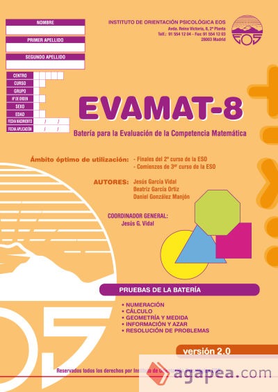 EVAMAT-8 Batería para la Evaluación de la Competencia Matemática