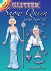 Glitter Snow Queen Sticker Paper Doll