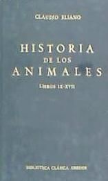 Portada de 067. Historia de los animales. Libros IX - XVI