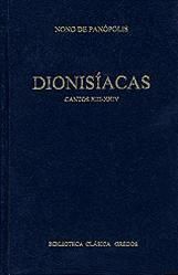 Portada de 208. Dionisíacas. Vol. 1. (Cantos I - XII)