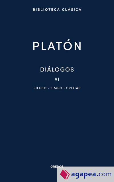 38. Diálogos VI. Filebo, Timeo, Critias