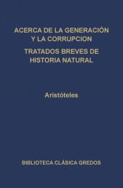 Portada de Acerca generacion y corrupcion tratados