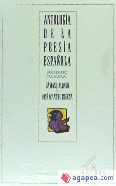 Antologia poesia española vol. I: lirica