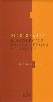 Portada de Diccionario etimologico sufijos españole