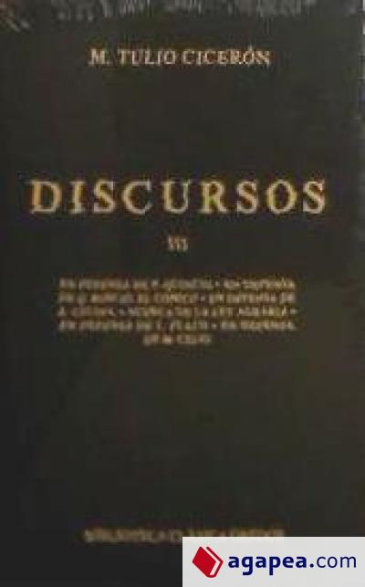 Discursos (ciceron) vol. 3 Discursos (ciceron) vol. 3