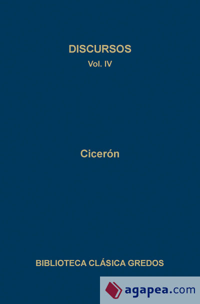 Discursos (ciceron) vol. 4