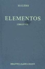 Portada de Elementos libros v-ix