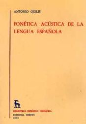 Portada de Fonética acústica de la lengua española