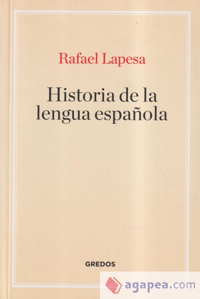 Historia de la lengua espa&ntilde;ola