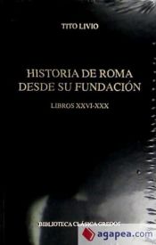 Portada de Historia roma desde su fundacion xxvi-xx