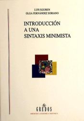 Portada de Introduccion a una sintaxis minimista