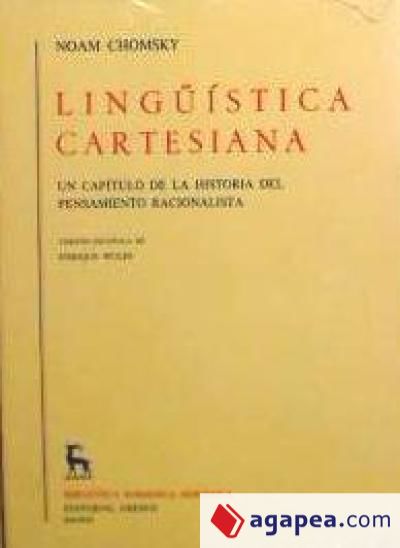 Linguistica cartesiana (un capitulo hist