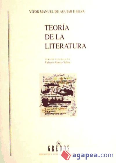 Teoria De La Literatura Vitor Manuel De Aguiar E Silva 9788424900458 5691