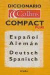 Portada de COLLINS COMPACT PLUS ESPA&Ntilde;OL ALEMAN 2004