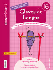 Portada de CUADERNO CLAVES DE LENGUA SERIE ENTRENATE 6 PRIMARIA