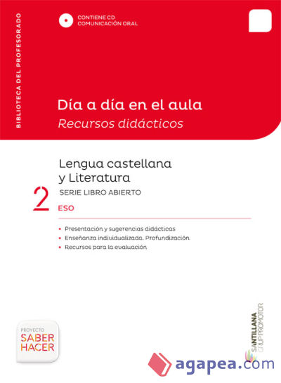 DIA A DIA LENGUA CASTELLANA LIBRO ABIERTO + Cd 2 SECUNDARIA GRUP PROMOTOR