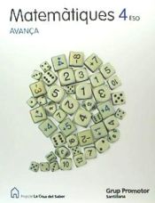 Portada de MATEMATIQUES 4 SEC SERIE AVANÇA LA CASA DEL SABER