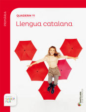 Portada de QUADERN 11 LLENGUA 4 PRIMARIA 2 TRIM SABER FER