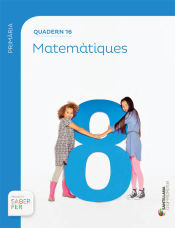 Portada de QUADERN 16 MATEMATIQUES 6 PRIMARIA 1 TRIM SABER FER