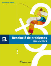 Portada de QUADERN PROBLEMES METODE DECA 3 PRIMARIA