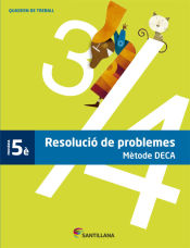 Portada de QUADERN PROBLEMES METODE DECA 5 PRIMARIA