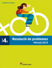 Portada de QUADERN RESOLUCIÓ DE PROBLEMES MÈTODE DECA 4 PRIMÀRIA