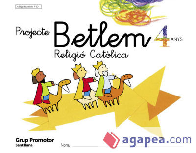 RELIGIO CATOLICA PROJECTE BETLEM 4 ANYS