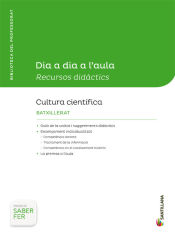 Portada de Saber Fer, Cultura científica, Batxillerat