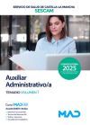 Grupo Auxiliar de la Funci&oacute;n Administrativa. Temario volumen 1. Servicio de Salud de Castilla-La Mancha (SESCAM)