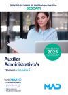 Grupo Auxiliar de la Funci&oacute;n Administrativa. Temario volumen 3. Servicio de Salud de Castilla-La Mancha (SESCAM)