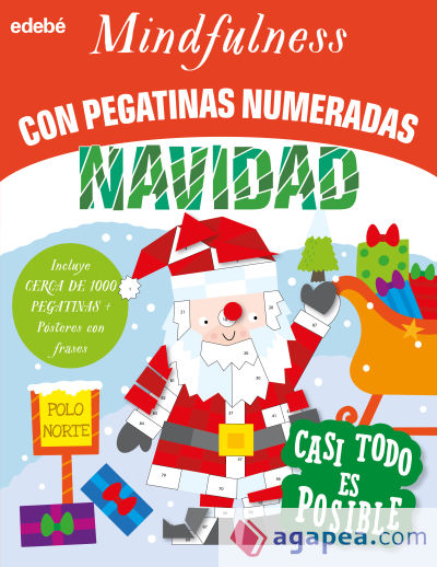 MINDFULNESS CON PEGATINAS NUMERADAS: NAVIDAD