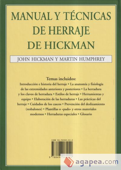 Manual y técnicas de herraje de Hickman