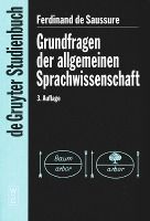 Portada de Grundfragen der Allgemeinen Sprachwissenschaft