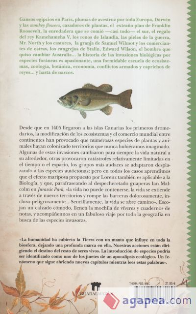 Historia de las especies invasoras