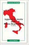 Portada de Appunti di storia della Prima Repubblica