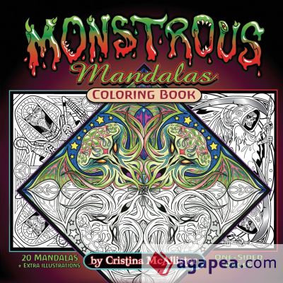 Monstrous Mandalas Coloring Book