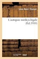 Portada de L'autopsie médico-légale