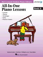Portada de All-In-One Piano Lessons Book D