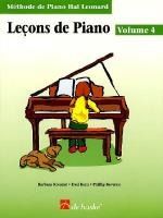 Portada de Piano Lessons Book 4 - French Edition: Hal Leonard Student Piano Library