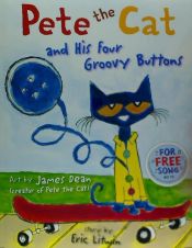 Portada de Pete the Cat and His Four Groovy Buttons